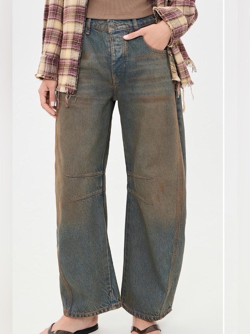 WE THE FREE GOOD LUCK MID-RISE BARREL JEANS